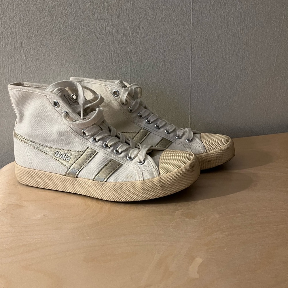 Gola Women's High-Top Sneakers - White and Cream